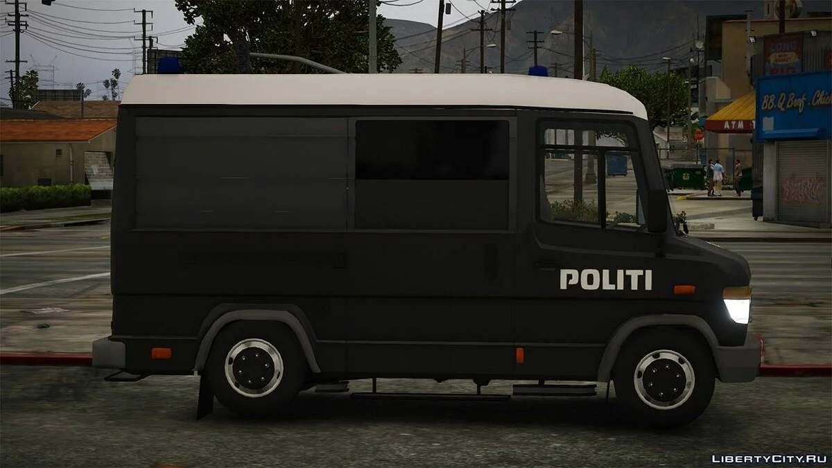 Mercedes Vario - Danish Police Riot Van - [OIV/Replace/ELS] 1.0 / GTA 5