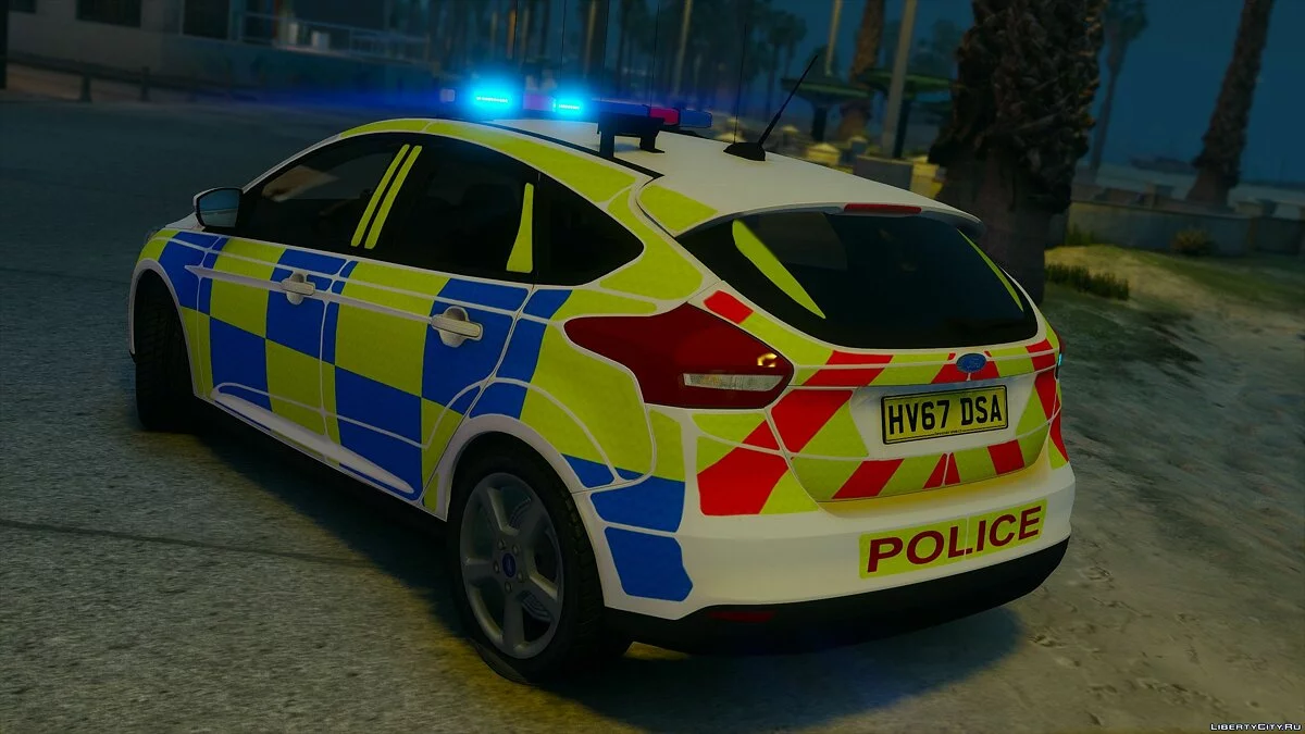 Police Ford Focus Hatchback (Pack) [Replace | ELS] V1 / GTA 5