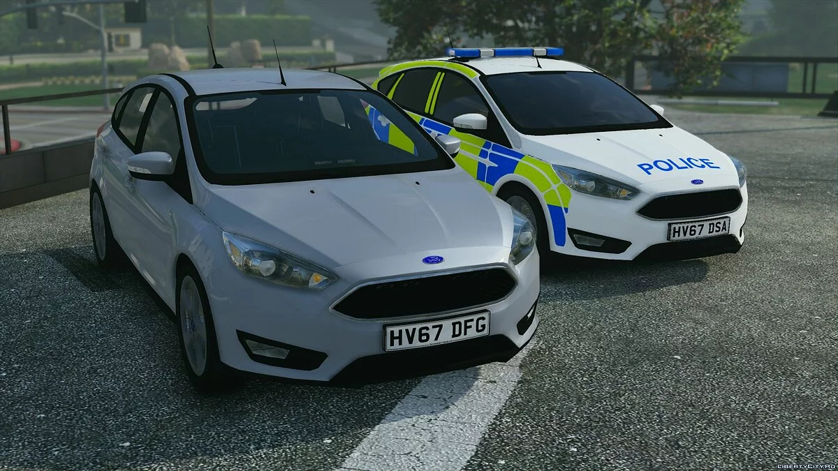 Police Ford Focus Hatchback (Pack) [Replace | ELS] V1 / GTA 5
