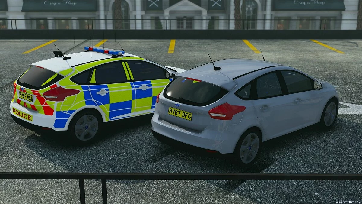 Police Ford Focus Hatchback (Pack) [Replace | ELS] V1 / GTA 5