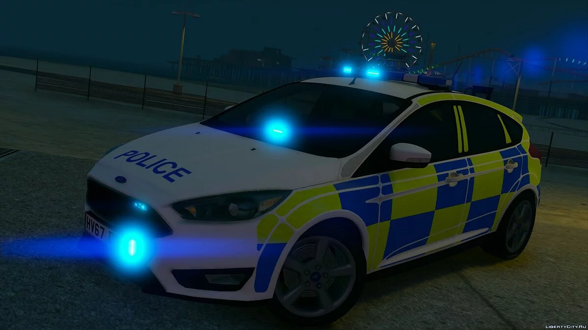 Police Ford Focus Hatchback (Pack) [Replace | ELS] V1 / GTA 5