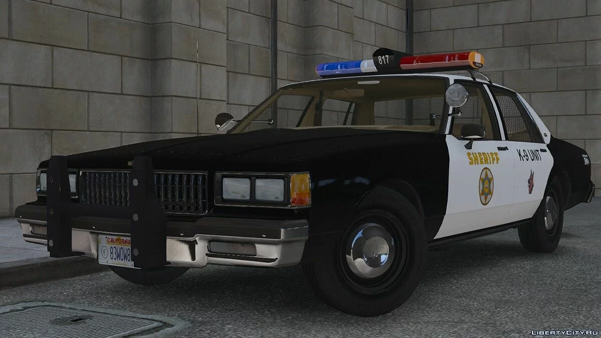 1986 Chevy Caprice 9C1- Los Angeles County Sheriff's Dept. / GTA 5