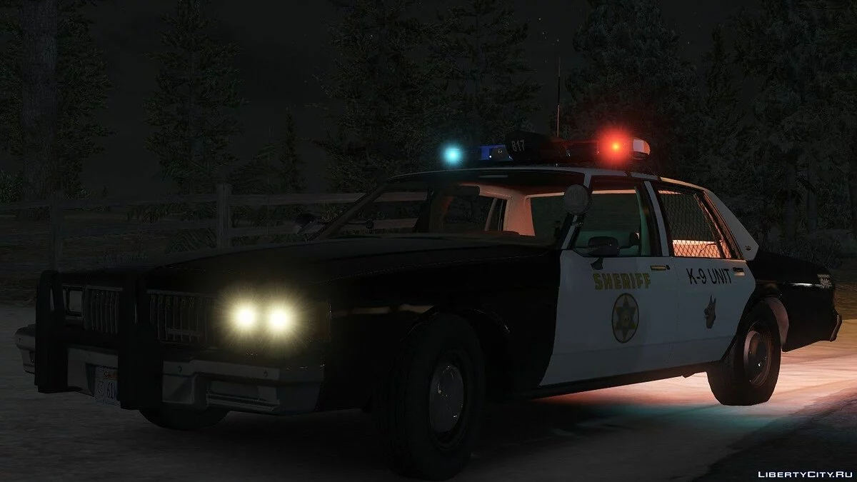 1986 Chevy Caprice 9C1- Los Angeles County Sheriff's Dept. / GTA 5