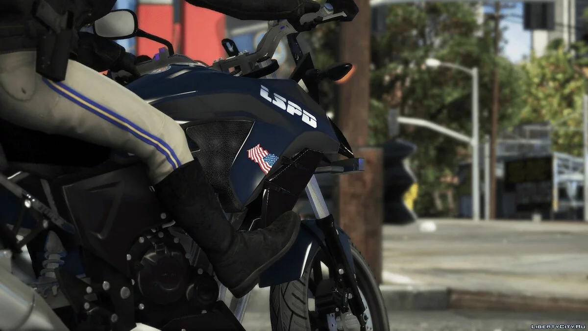 Honda CB500X Police / LSPD [ELS] 1.0 - Быстрый полицейский мотоцикл / GTA 5