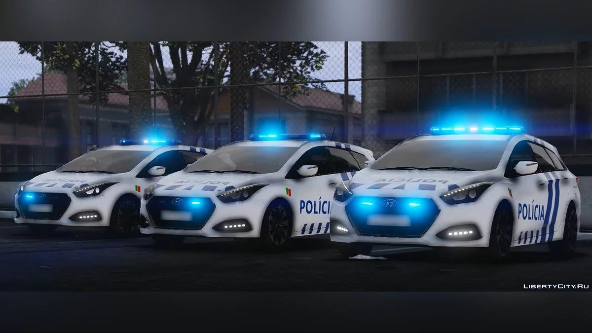 Hyundai i40 Estate Полицейская машина 2018 v0.01 / GTA 5