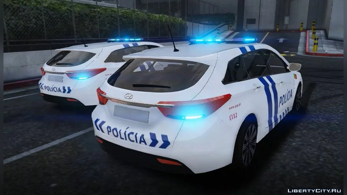 Hyundai i40 Estate Полицейская машина 2018 v0.01 / GTA 5