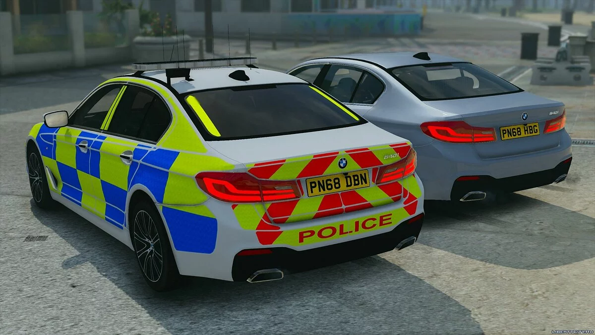 Police BMW 540i xDrive Marked & Unmarked (ELS Pack) [Replace | ELS] V1 / GTA 5