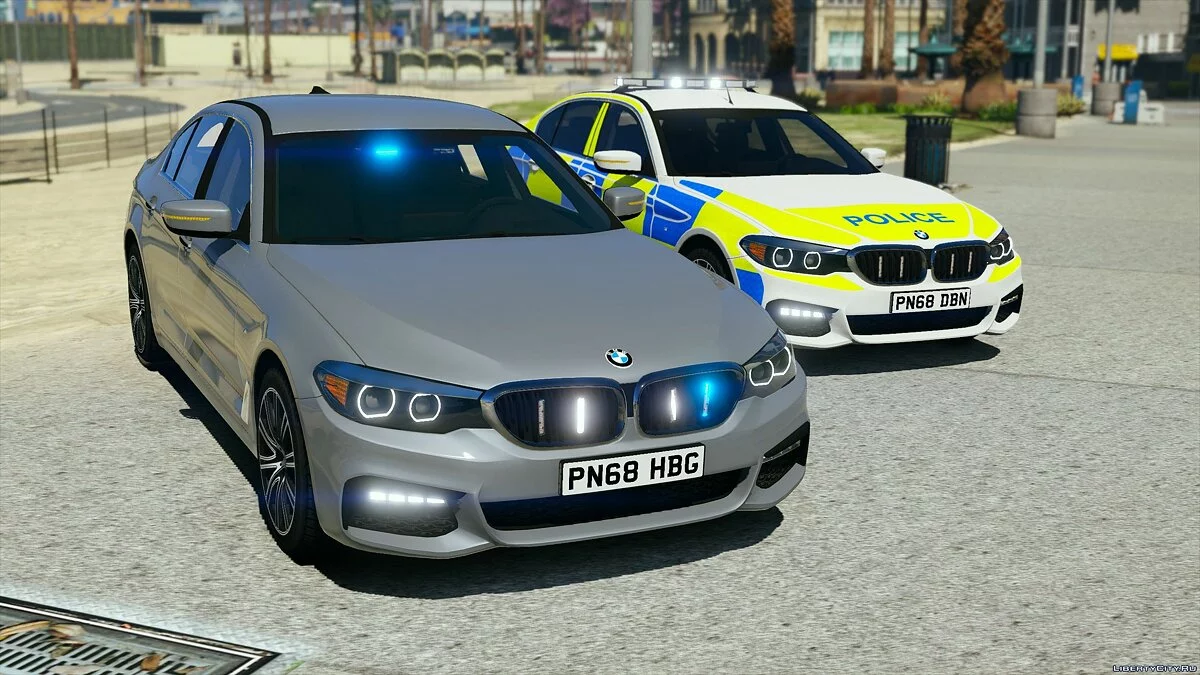 Police BMW 540i xDrive Marked & Unmarked (ELS Pack) [Replace | ELS] V1 / GTA 5