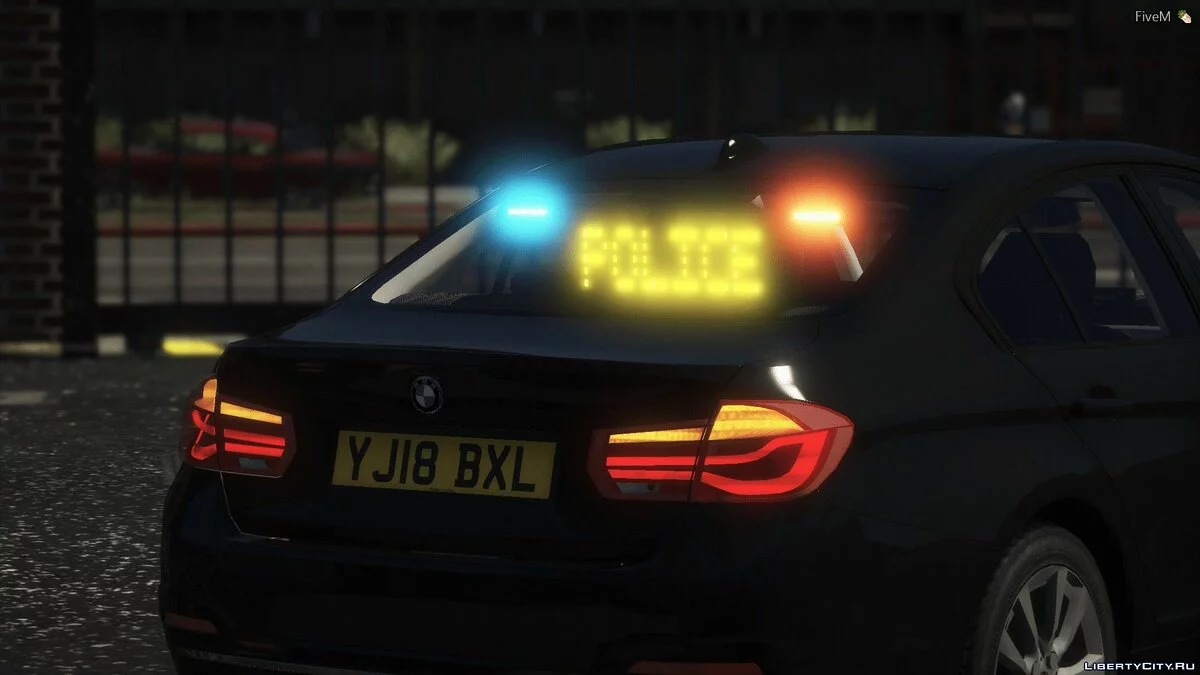 2018 Unmarked BMW 330D Saloon [Release | ELS] 1.0 / GTA 5