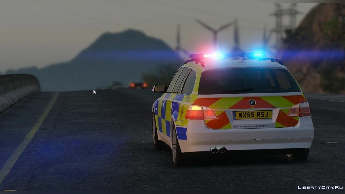 Avon and Somerset Police BMW E61 Traffic Car [ELS] 1.0 / GTA 5
