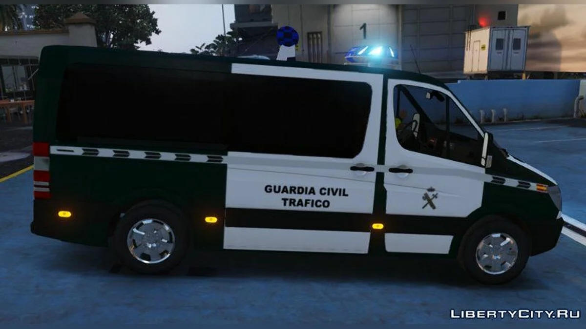 [ELS] 2006 Mercedes Sprinter 211 CDI Guardia Civil Trafico Spanish Traffic Police - Испанская полиция / GTA 5
