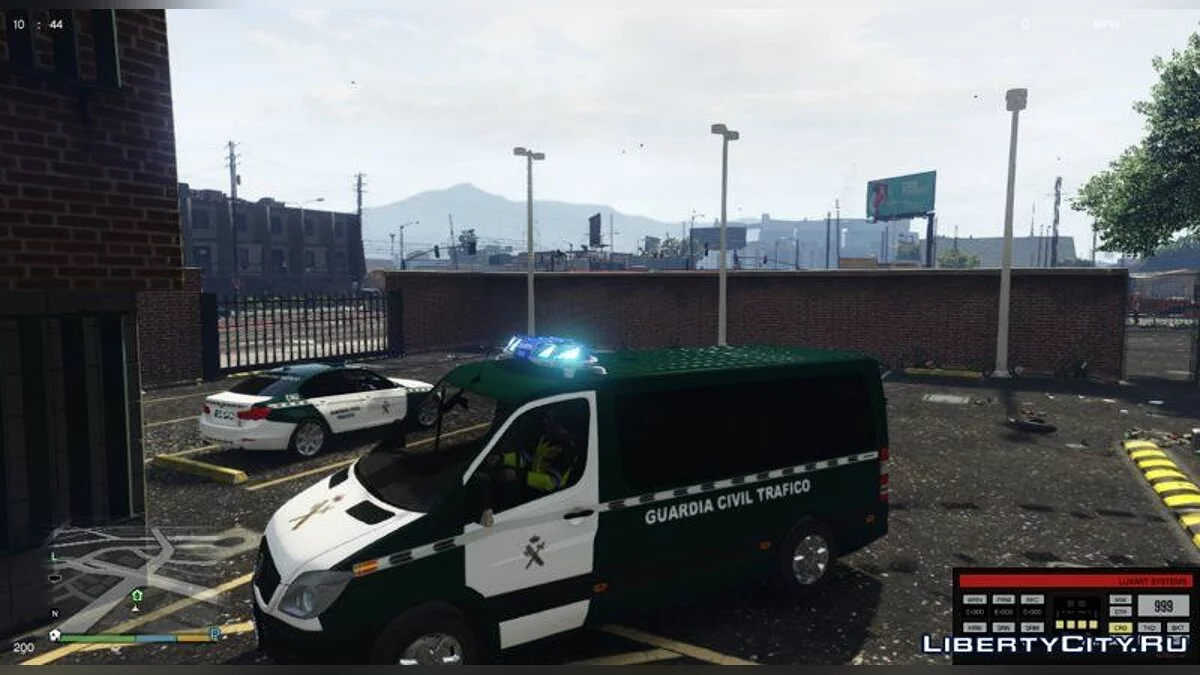 [ELS] 2006 Mercedes Sprinter 211 CDI Guardia Civil Trafico Spanish Traffic Police - Испанская полиция / GTA 5