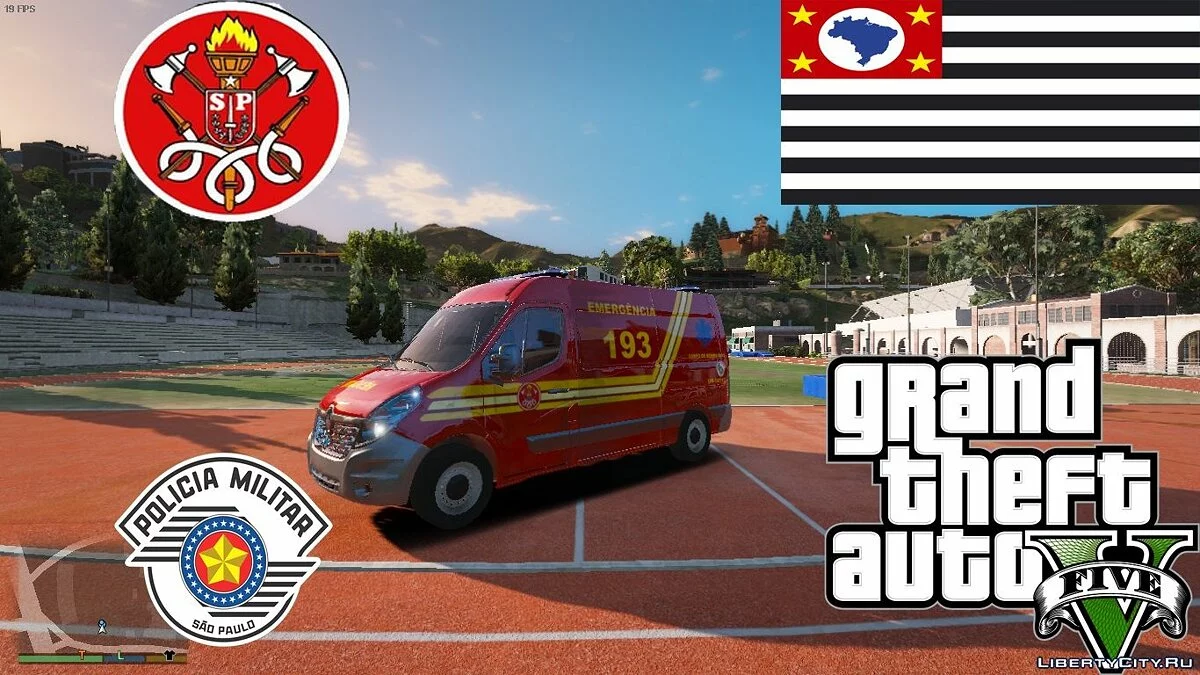 Master Bombeiros 193 SP (ELS) {Giroflex Vermelho} / GTA 5