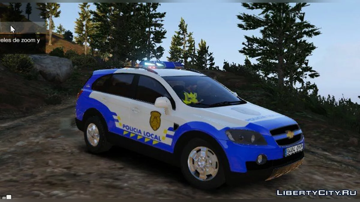 Полицейский джип Chevrolet Captiva C100 2006  [ELS] / GTA 5