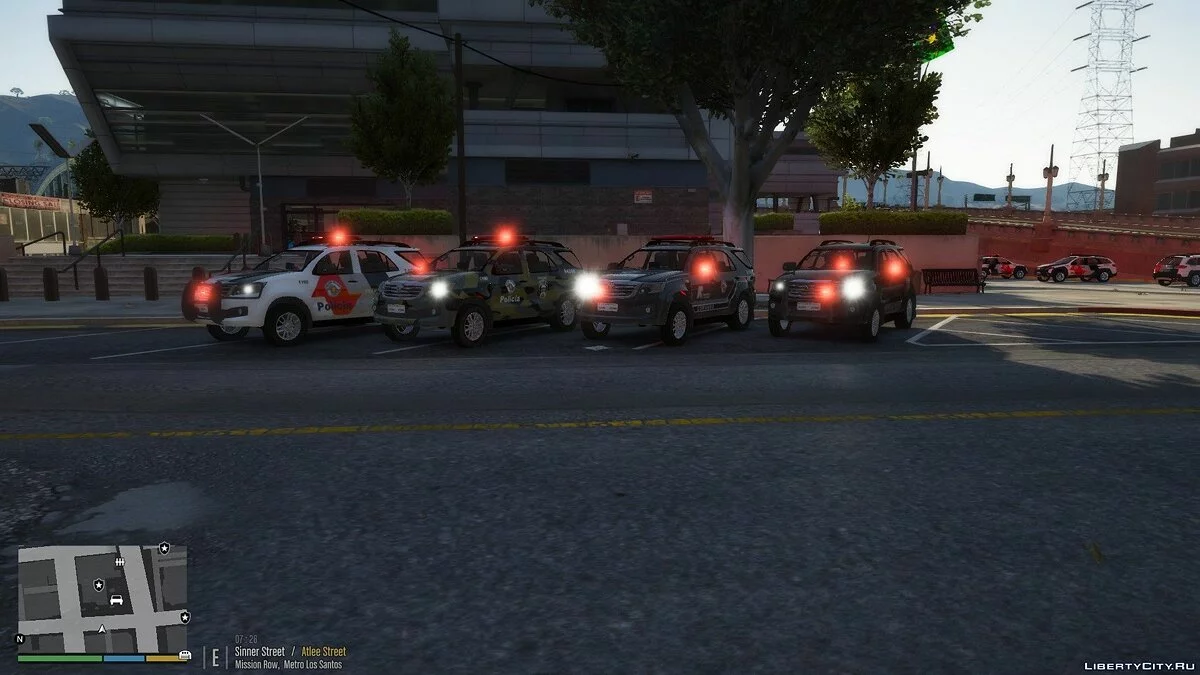 Полицейский джип Toyota Hilux SW4 Descaracterizada (Unmarked) [ELS][DIALS] 1.1 / GTA 5