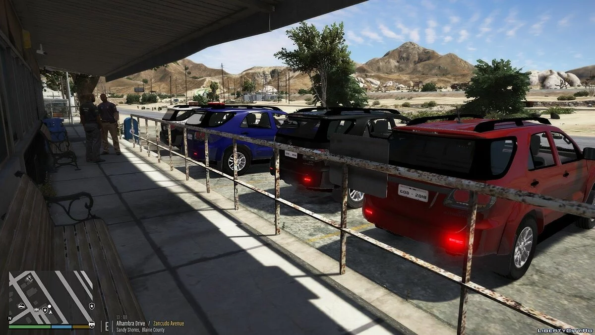 Полицейский джип Toyota Hilux SW4 Descaracterizada (Unmarked) [ELS][DIALS] 1.1 / GTA 5