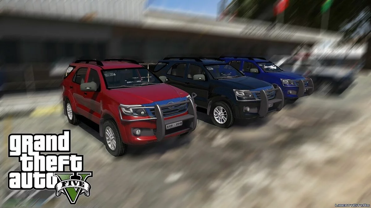 Полицейский джип Toyota Hilux SW4 Descaracterizada (Unmarked) [ELS][DIALS] 1.1 / GTA 5