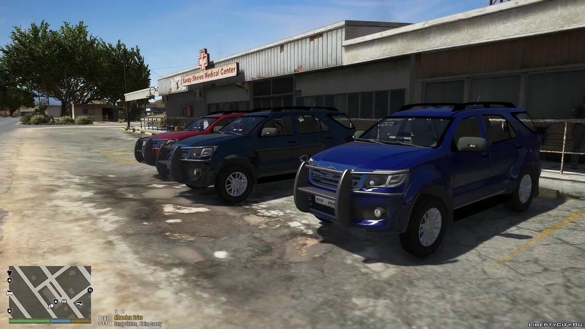 Полицейский джип Toyota Hilux SW4 Descaracterizada (Unmarked) [ELS][DIALS] 1.1 / GTA 5