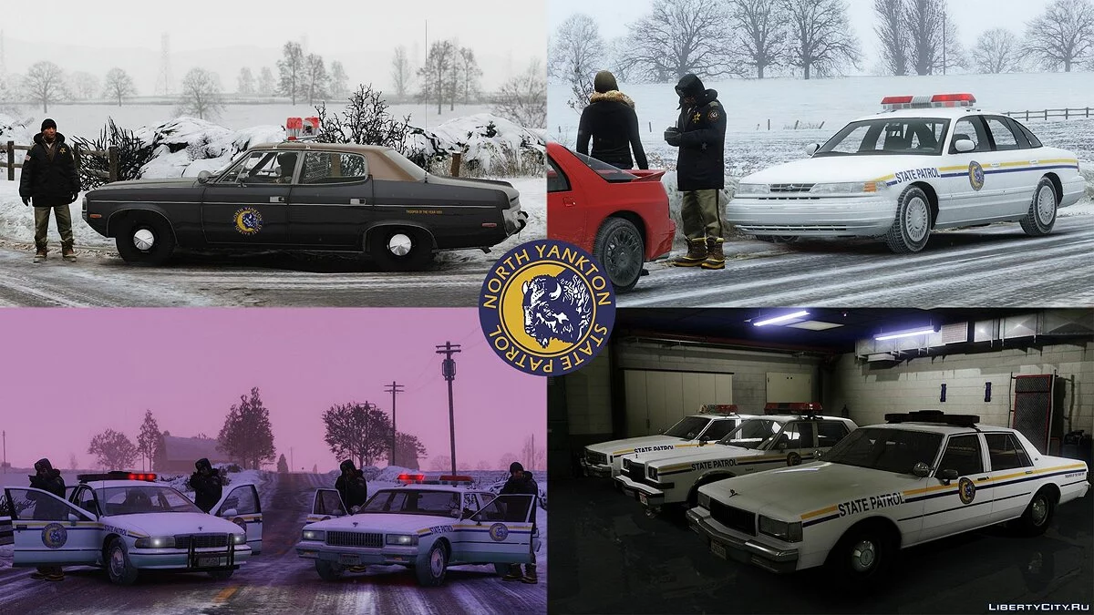 Retro Emergency Vehicles Pack 1.3.0 - Пак служебных машин в стиле ретро / GTA 5