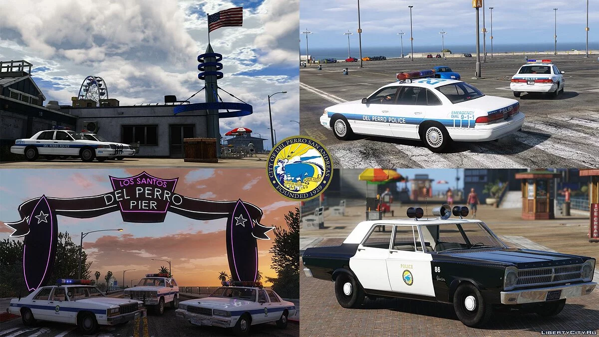 Retro Emergency Vehicles Pack 1.3.0 - Пак служебных машин в стиле ретро / GTA 5