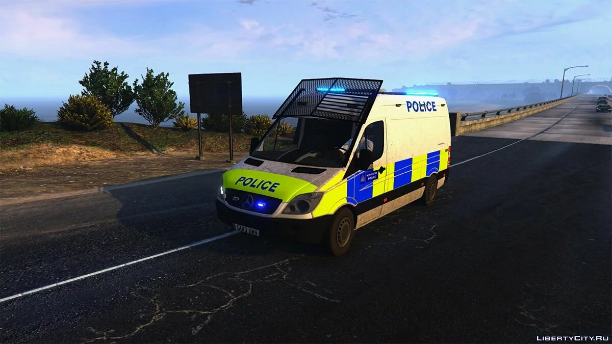 UK Met Police Sprinter (ELS) (REFLECTIVE) 1.0 / GTA 5