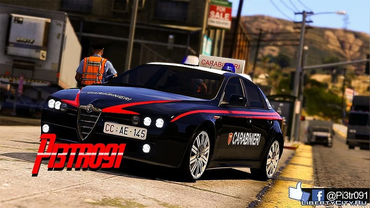 Alfa Romeo 159 - Carabinieri [ELS] 2.0 / GTA 5