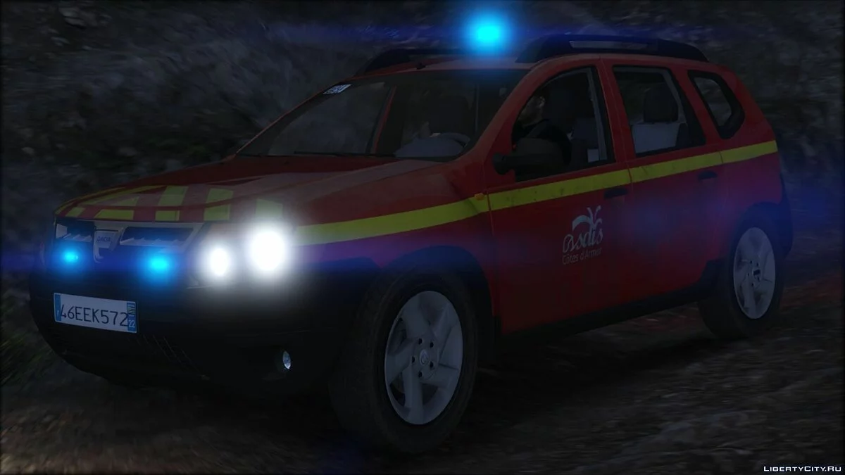 Dacia Duster 2011 VLCG Sapeurs-Pompiers [Add-on - ELS] / GTA 5