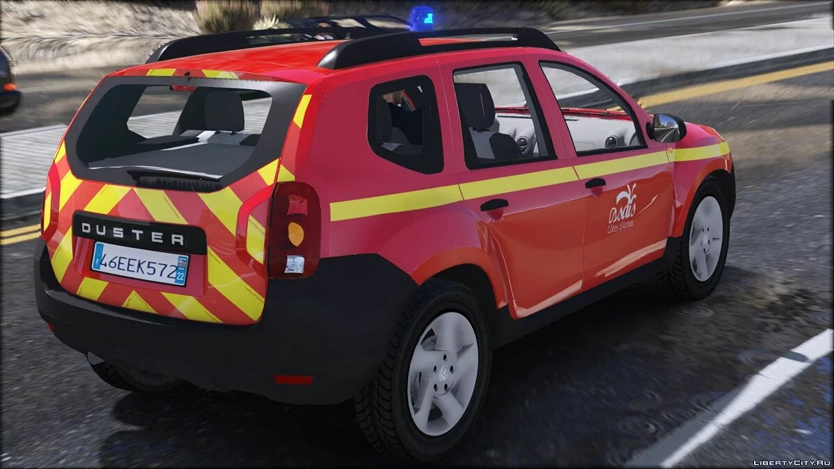 Dacia Duster 2011 VLCG Sapeurs-Pompiers [Add-on - ELS] / GTA 5