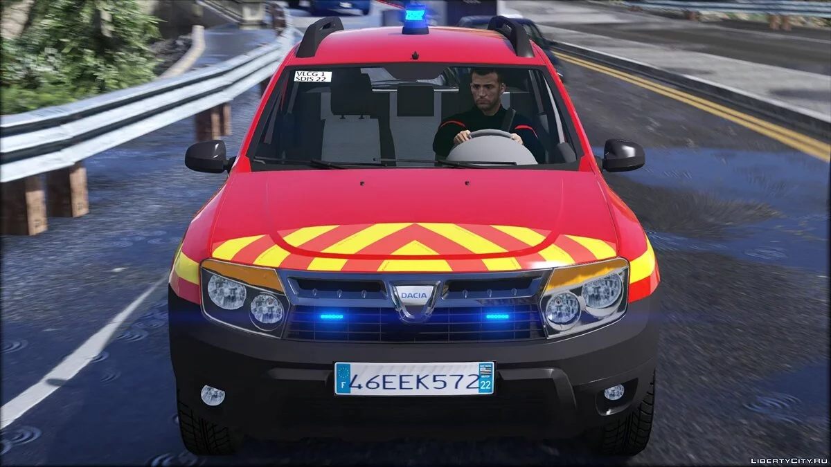 Dacia Duster 2011 VLCG Sapeurs-Pompiers [Add-on - ELS] / GTA 5