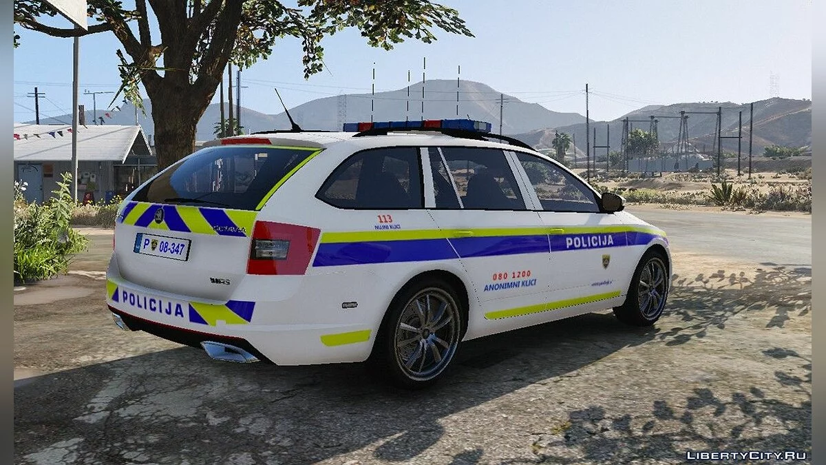 Skoda Octavia Caravan - Словенская полиция / GTA 5