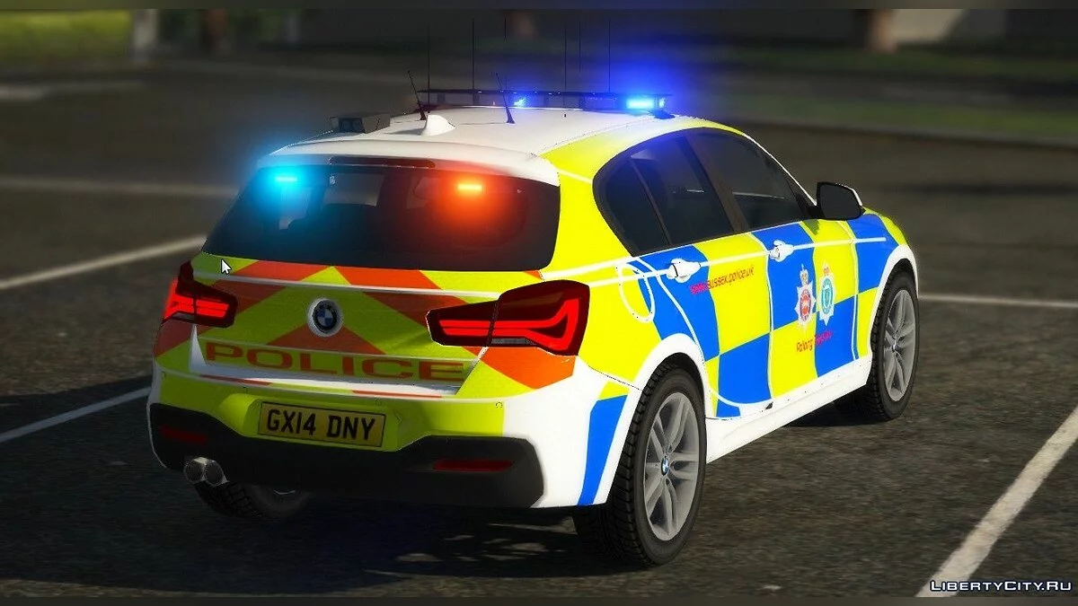 Sussex Police RPU BMW 1 Series [ ELS | REPLACE ] 1.0 - Полиция графства Сассекс / GTA 5