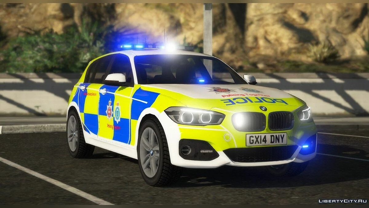 Sussex Police RPU BMW 1 Series [ ELS | REPLACE ] 1.0 - Полиция графства Сассекс / GTA 5