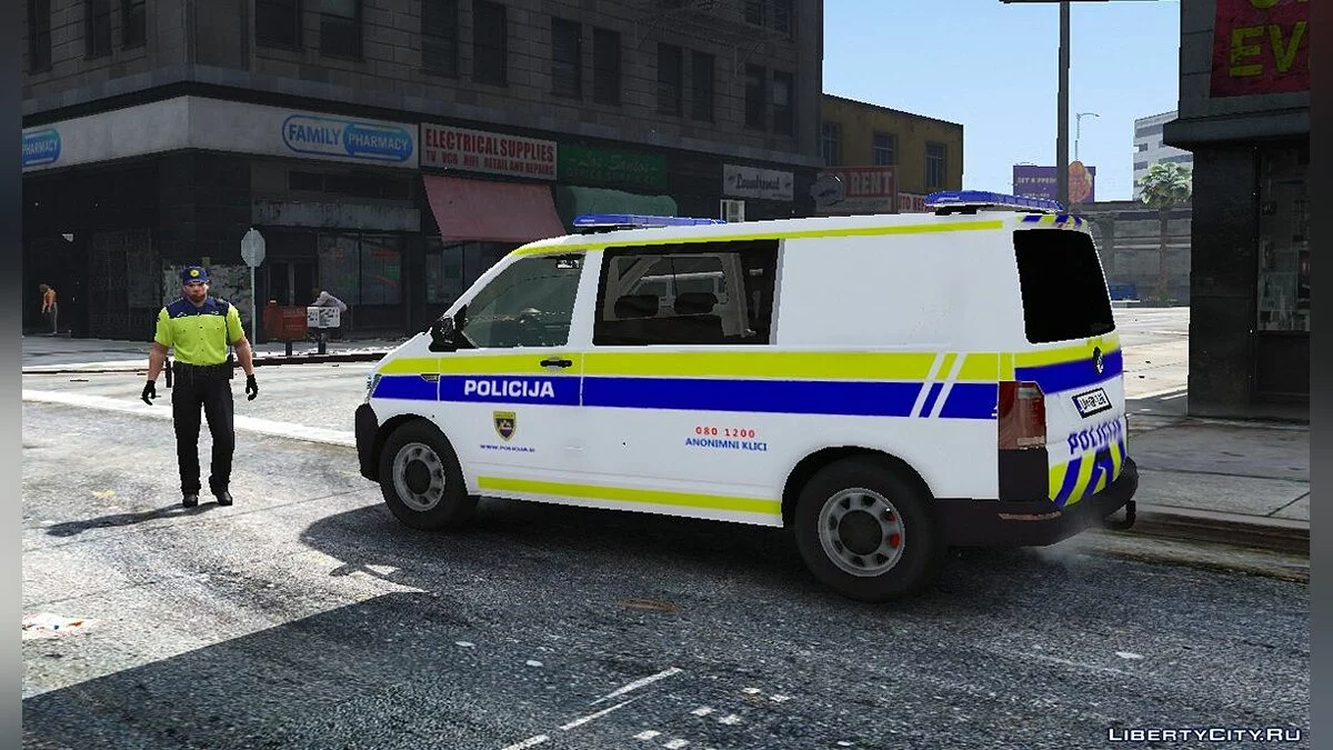 VW Transporter T5 - Полиция Словении / GTA 5
