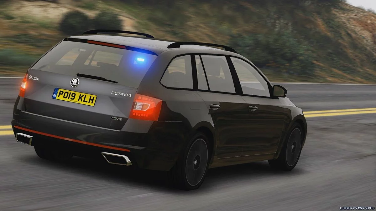 2019 Police Skoda Octavia RS Combi (ELS Pack) [Replace | ELS] V1 / GTA 5