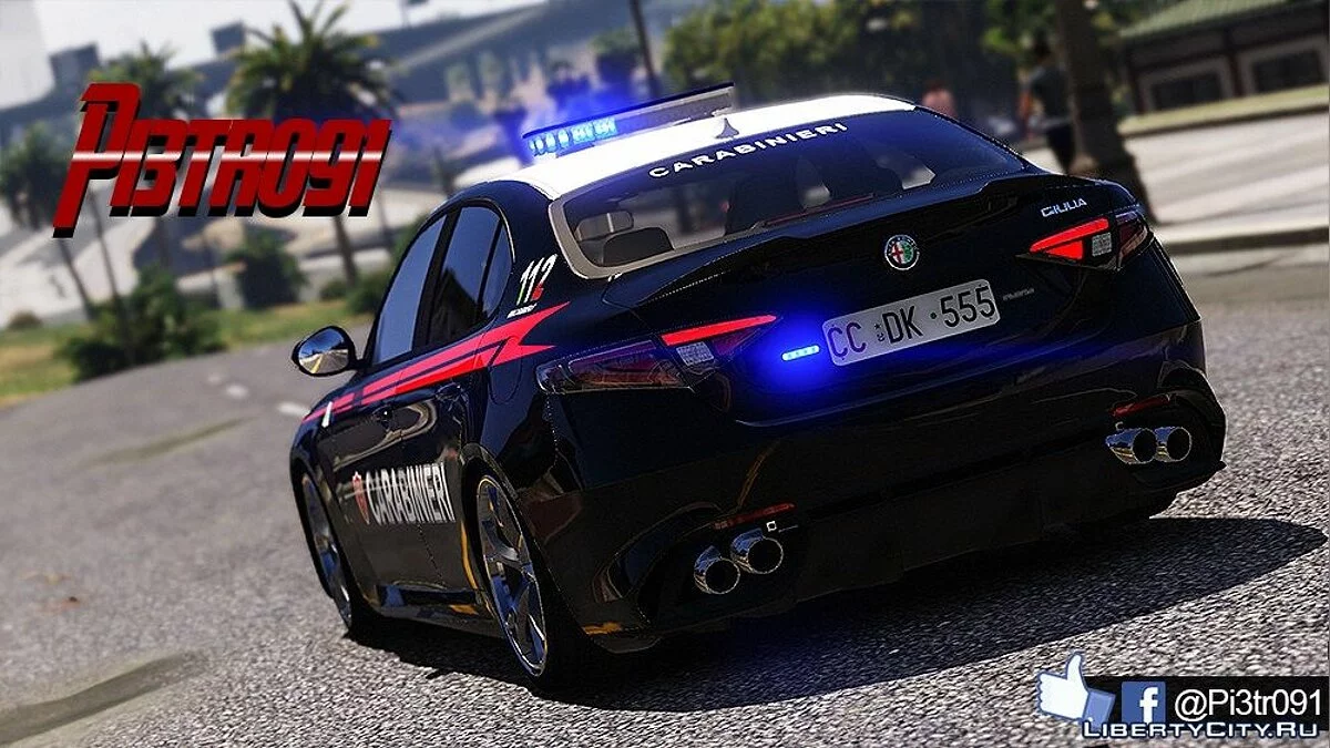 Alfa Romeo Giulia - Полиция / GTA 5
