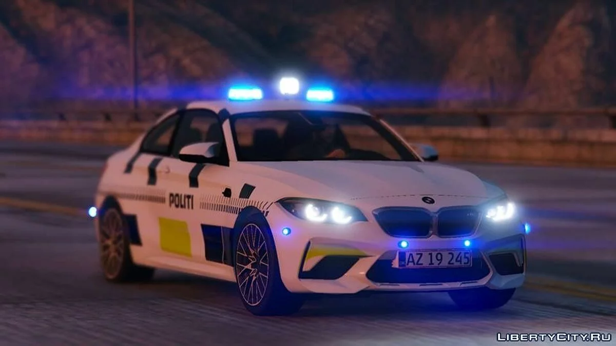 BMW M2 Pack [ELS] Полиция Дании / GTA 5