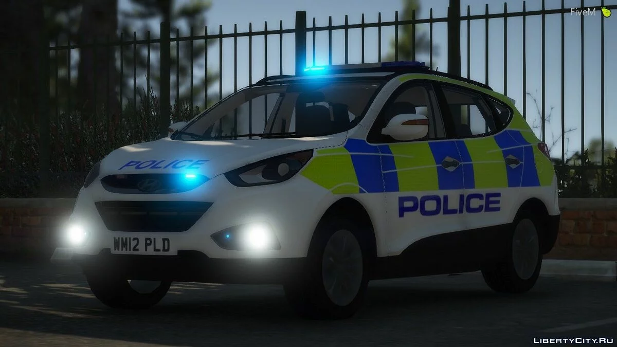 Generic Police Hyundai IX35 [ELS] 1.0 / GTA 5