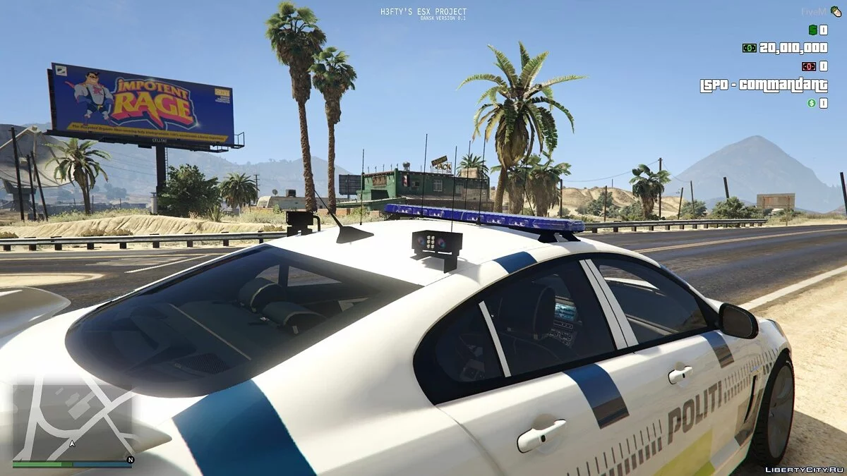 Jaguar XFR - Полиция Дании / GTA 5
