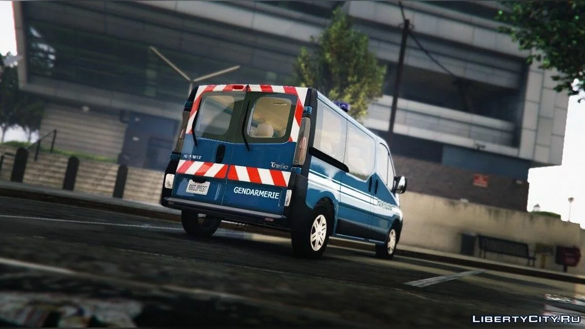 Renault Trafic II.1 Национальная жандармерия Франции [Add-On | Template] 1.0 / GTA 5