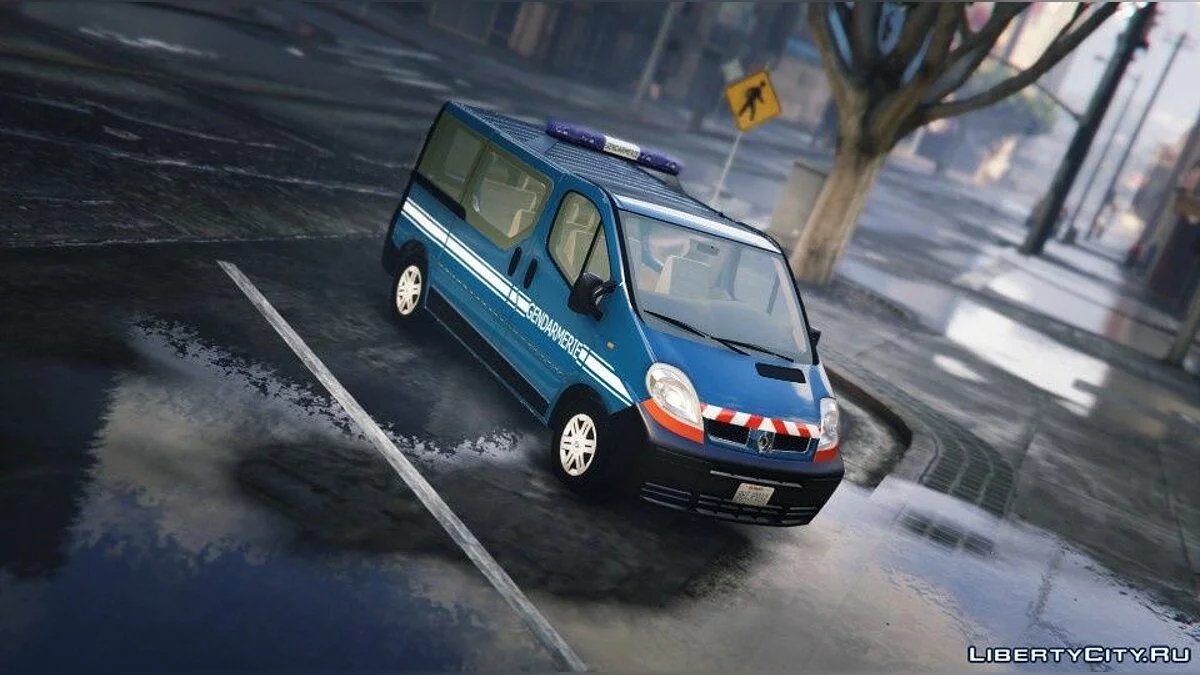 Renault Trafic II.1 Национальная жандармерия Франции [Add-On | Template] 1.0 / GTA 5