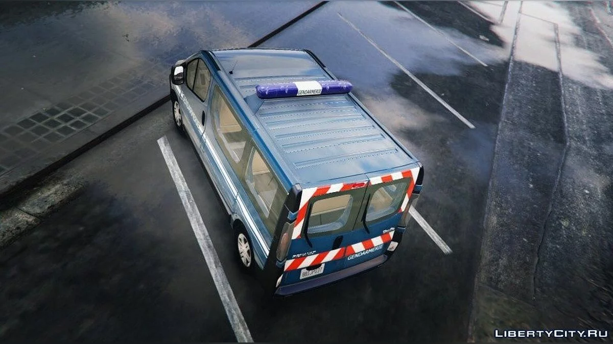 Renault Trafic II.1 Национальная жандармерия Франции [Add-On | Template] 1.0 / GTA 5