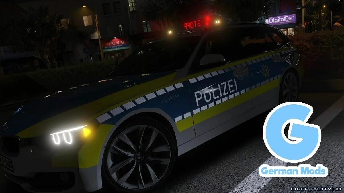 Полицейская BMW F31 Touring / GTA 5