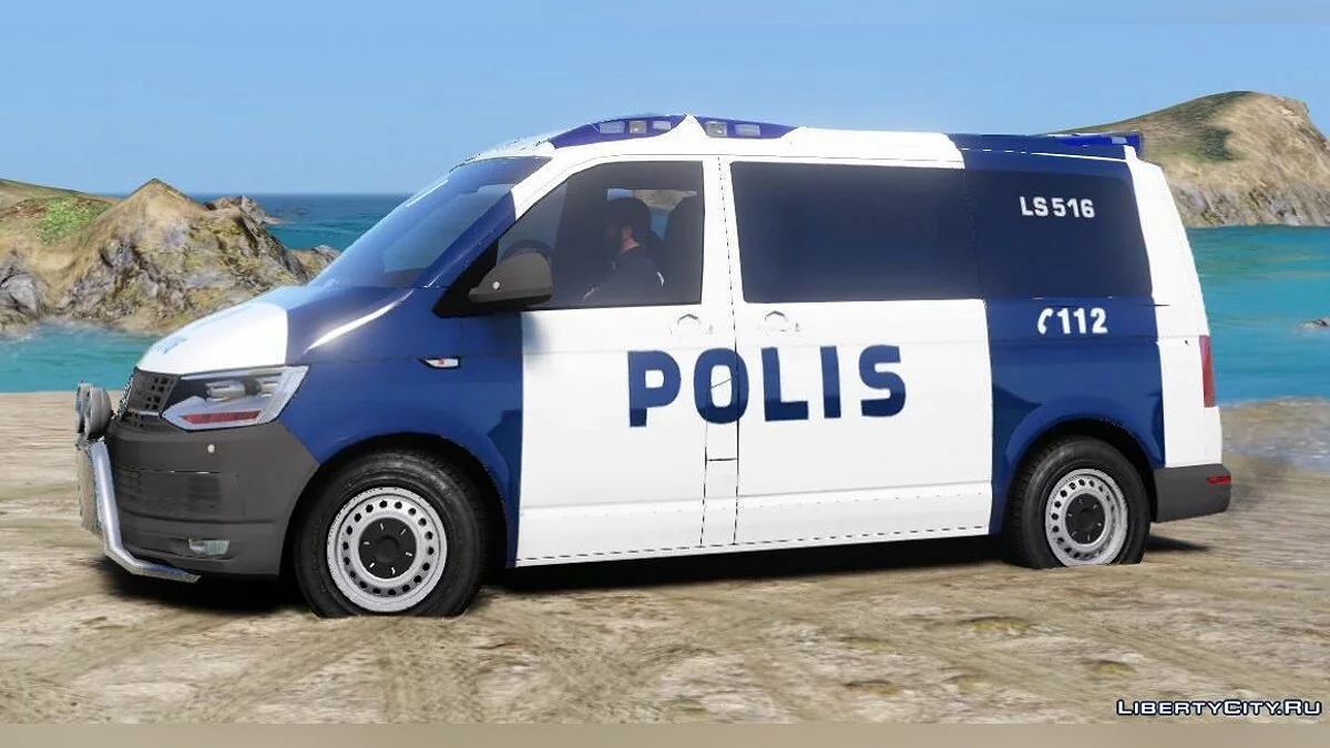 Volkswagen Transporter T6 - Машина полиции / GTA 5