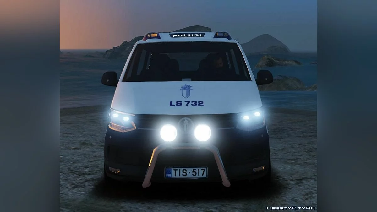 Volkswagen Transporter T6 - Машина полиции / GTA 5