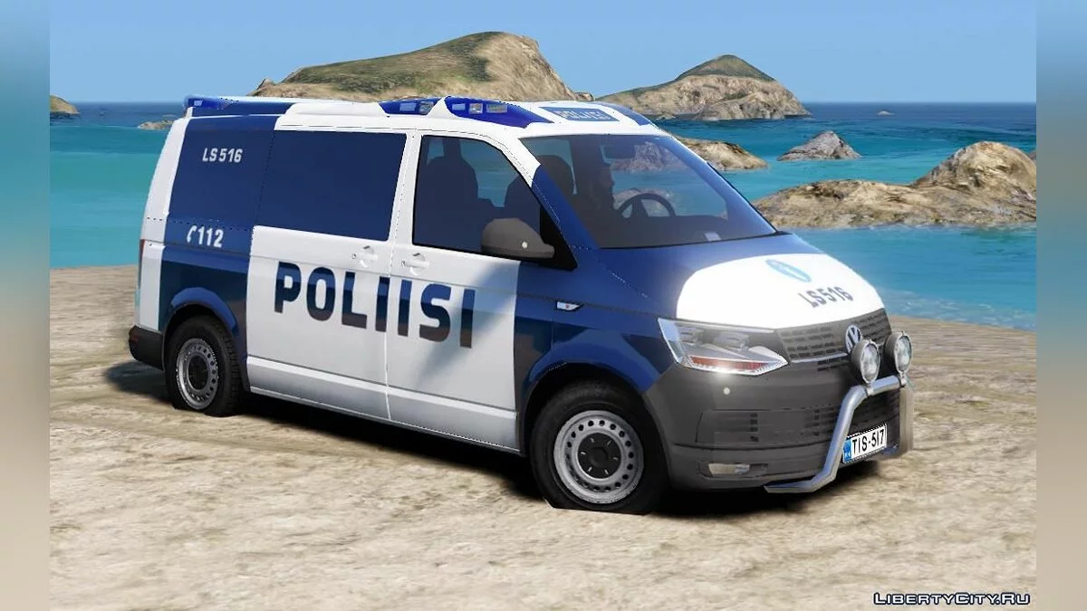 Volkswagen Transporter T6 - Машина полиции / GTA 5