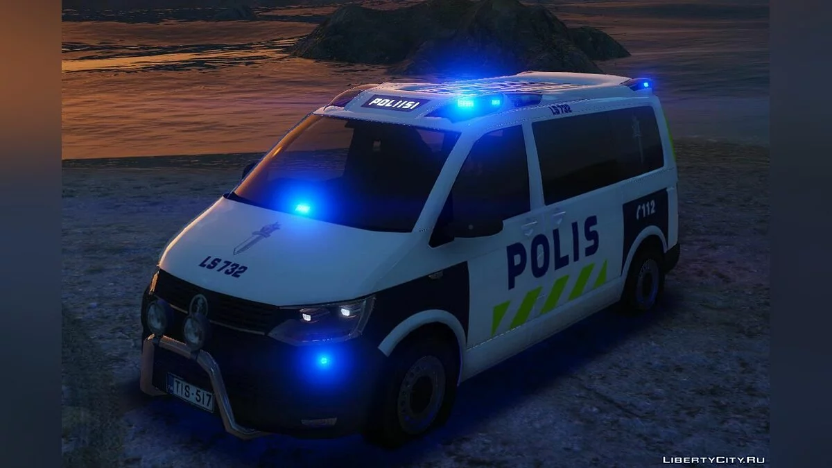 Volkswagen Transporter T6 - Машина полиции / GTA 5