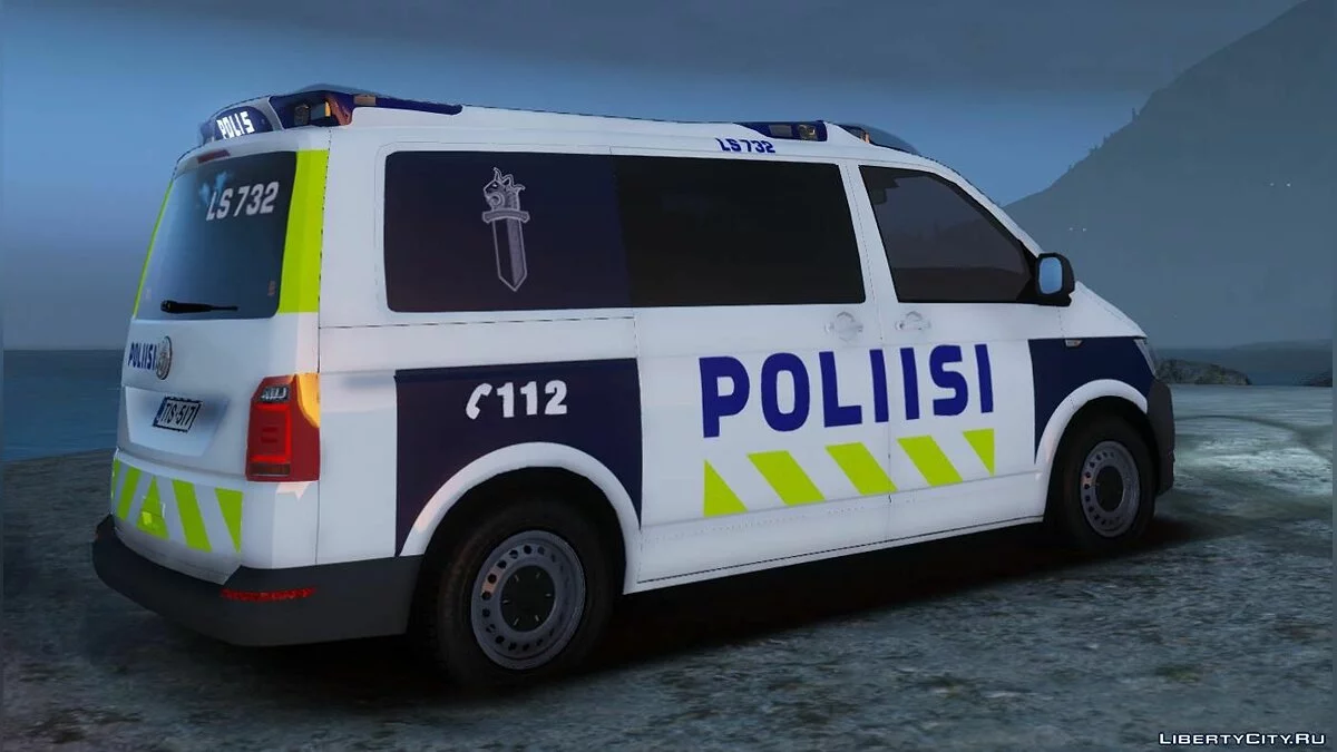 Volkswagen Transporter T6 - Машина полиции / GTA 5