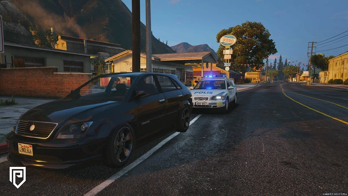 2005 Volvo V70 - Шведская полиция / GTA 5