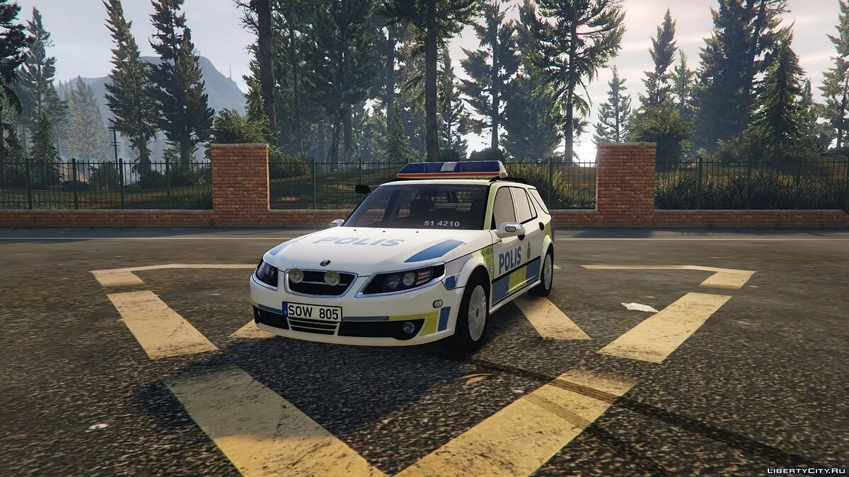 2006 Saab 9-5 - Шведская полиция / GTA 5