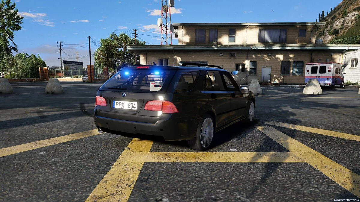 2009 Saab 9-5 - Шведская полиция / GTA 5